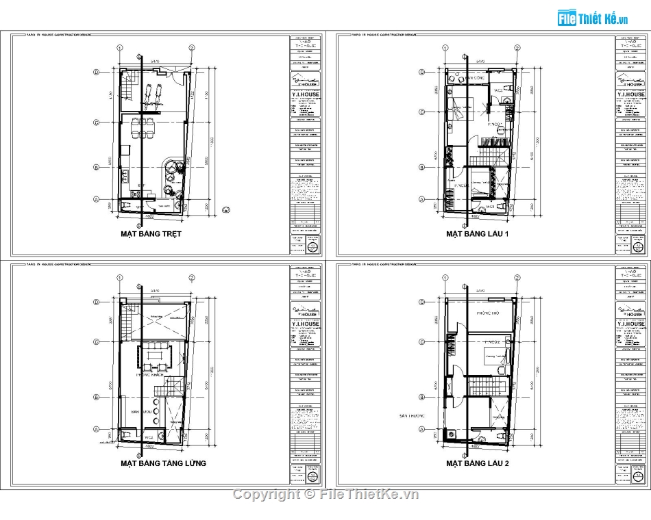 nhà phố 3 tầng đẹp,thiết kế nhà phố 3 tầng,bản vẽ nhà phố 3 tầng,file cad nhà phố 3 tầng,Nhà phố 3 tầng 5.47x11.3m